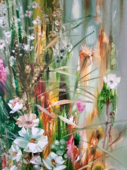 Abstract oil painting Bouquet Anatoly Borisovich Tarabanov