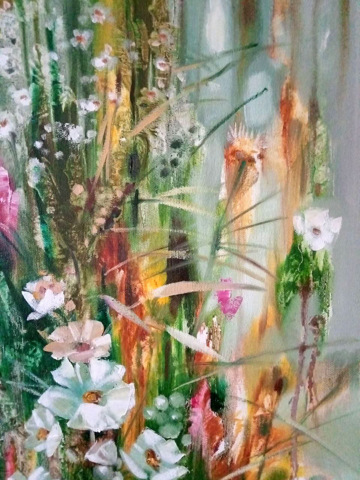 Abstract oil painting Bouquet Anatoly Tarabanov
