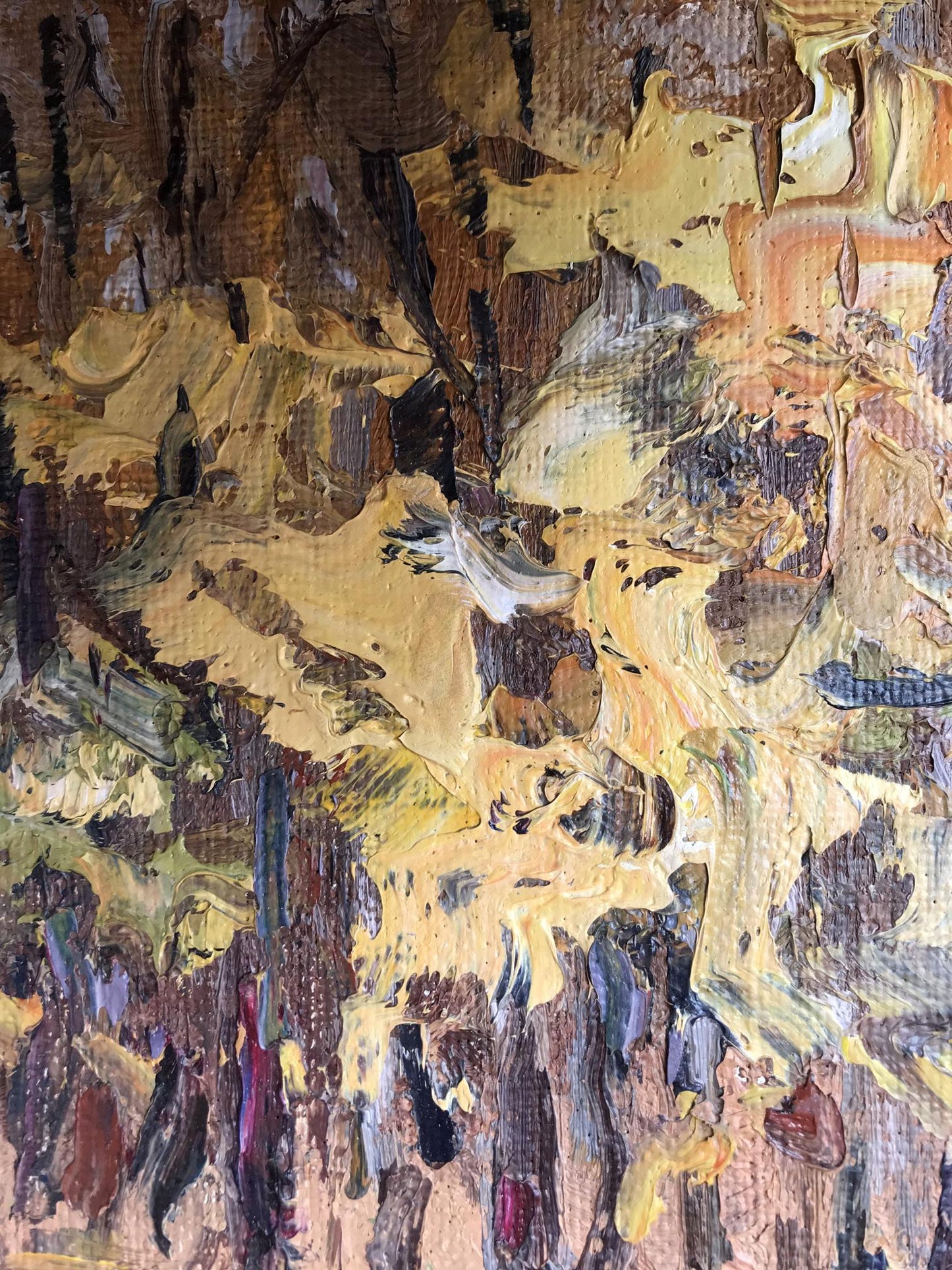 Oil painting Autumn forest Alexander Nikolaevich Cherednichenko
