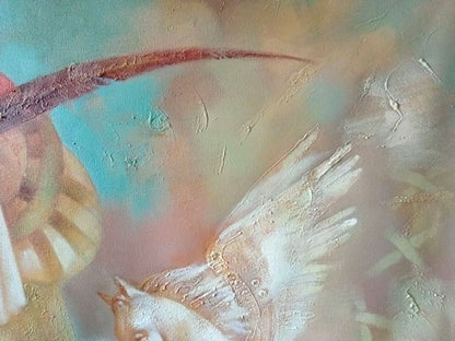 Oil painting Taming Pegasus Anatoly Borisovich Tarabanov