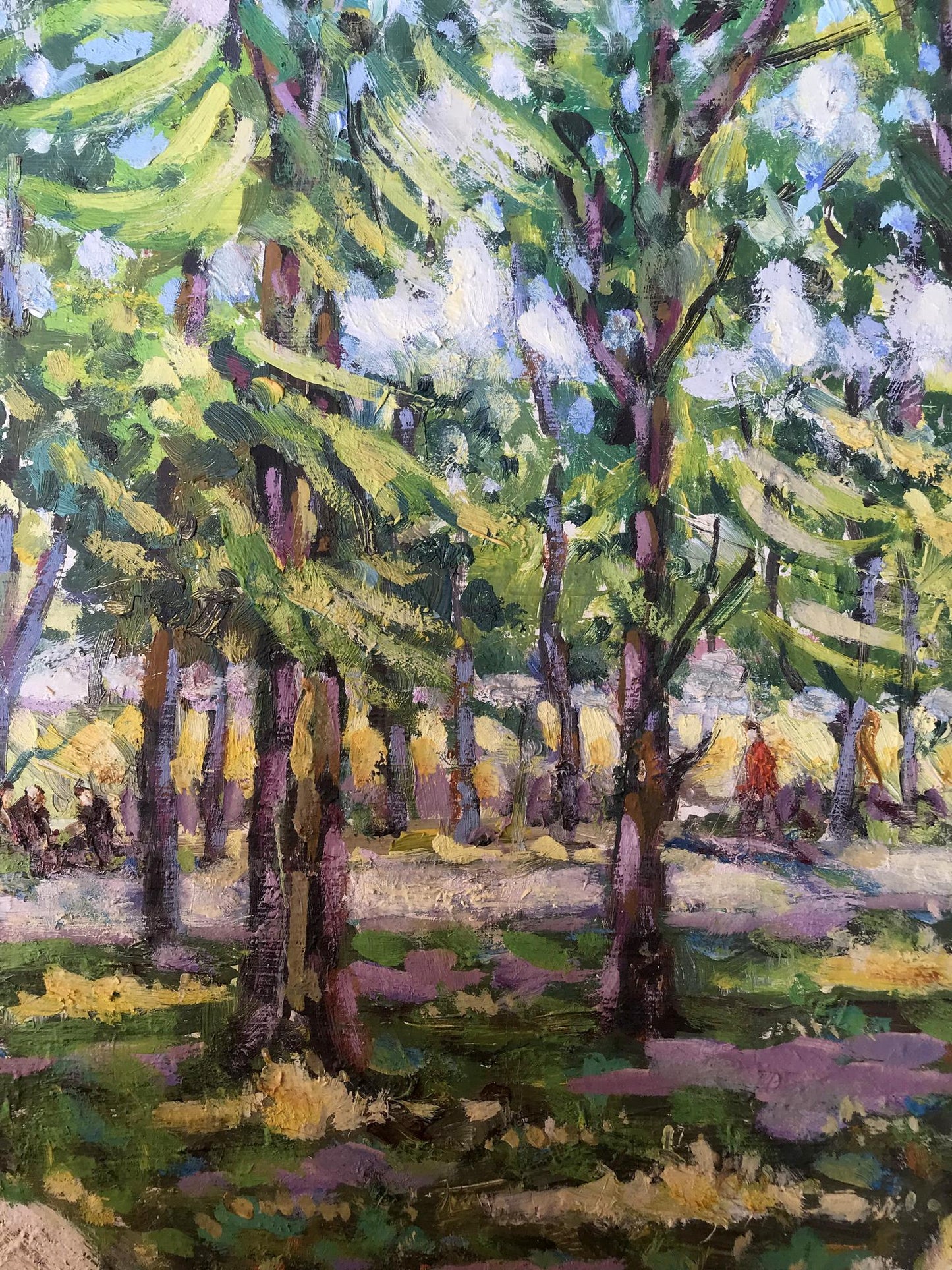 Oil painting Sumy Park Shapoval Ivan Leontyevich