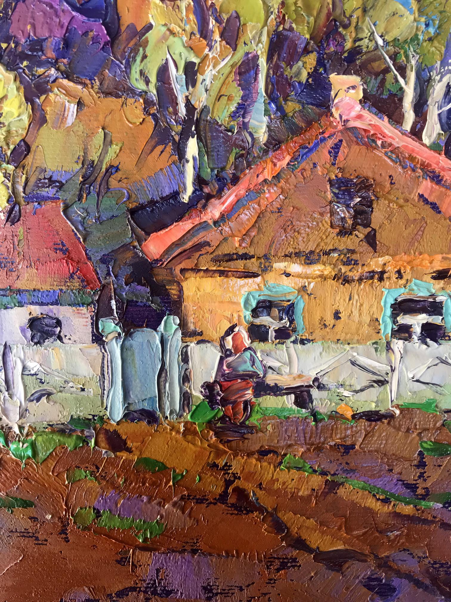 Village landscape Art 