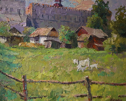 Oil painting Morning in Medzhibozh Serdyuk Boris Petrovich