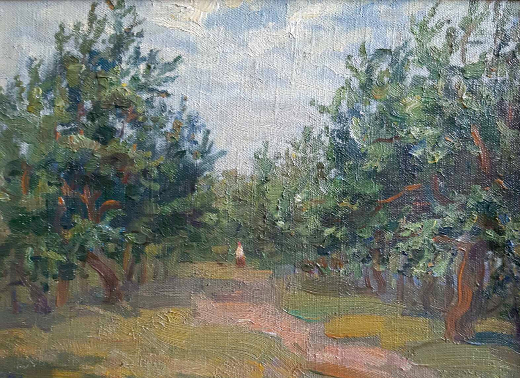 Oil painting In the woods Kovalenko Ivan Mikhailovich