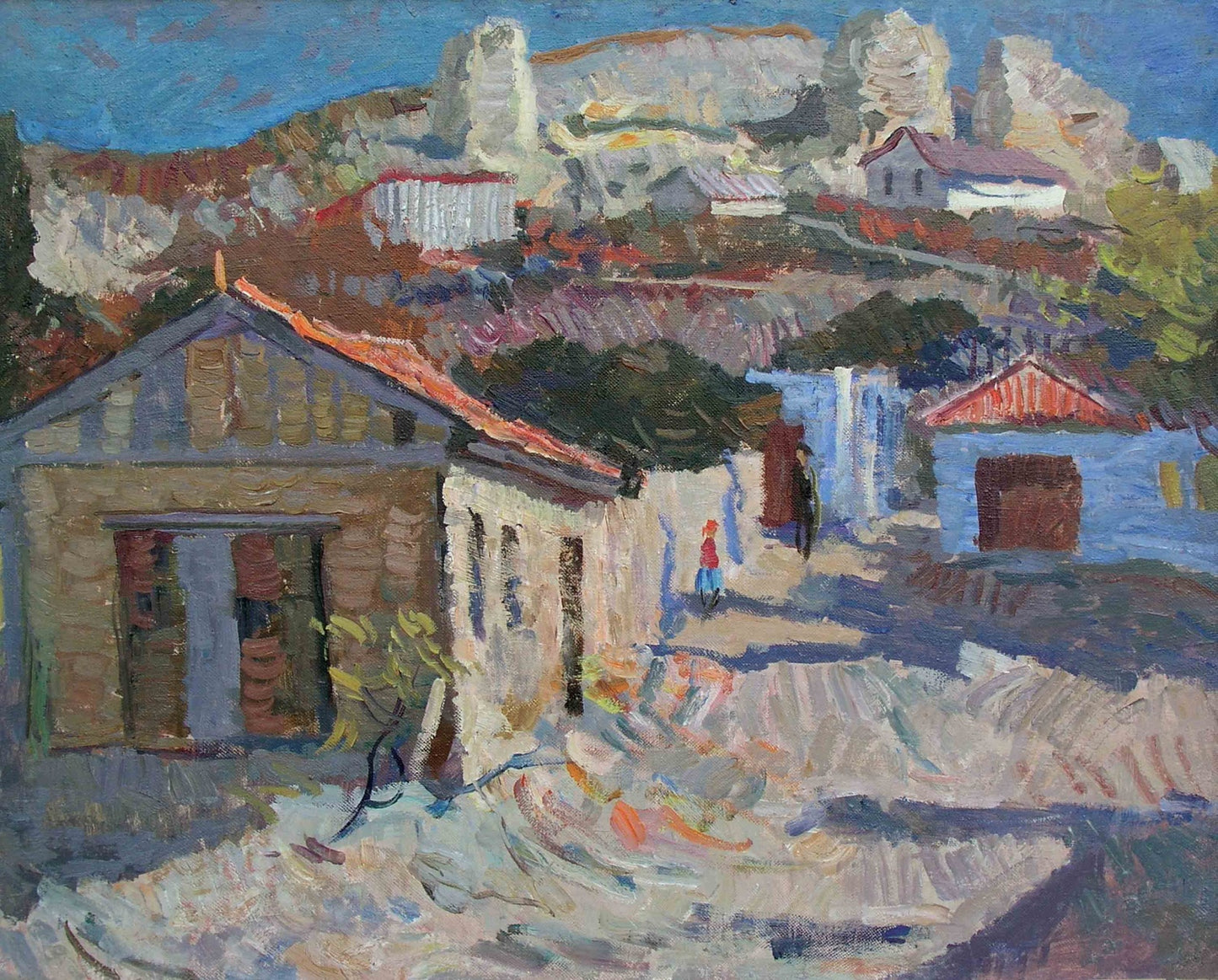 Oil painting Hot day. Crimea Sergeyeva Nina