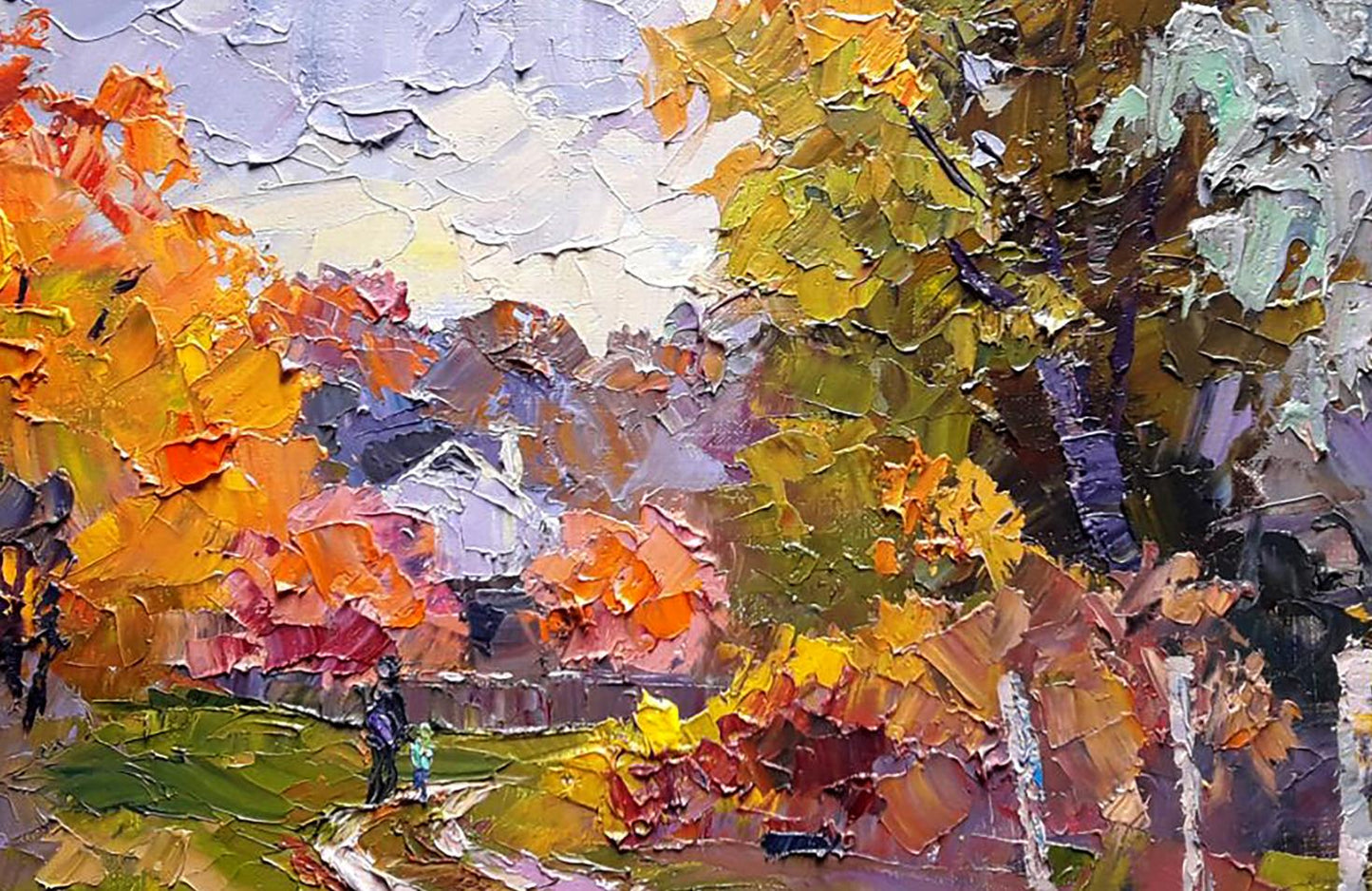 Oil painting Colorful autumn Serdyuk Boris Petrovich