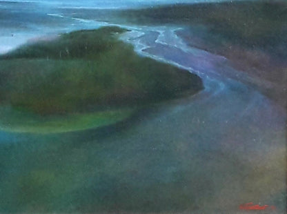 Oil painting freshet Korkishko Vasily