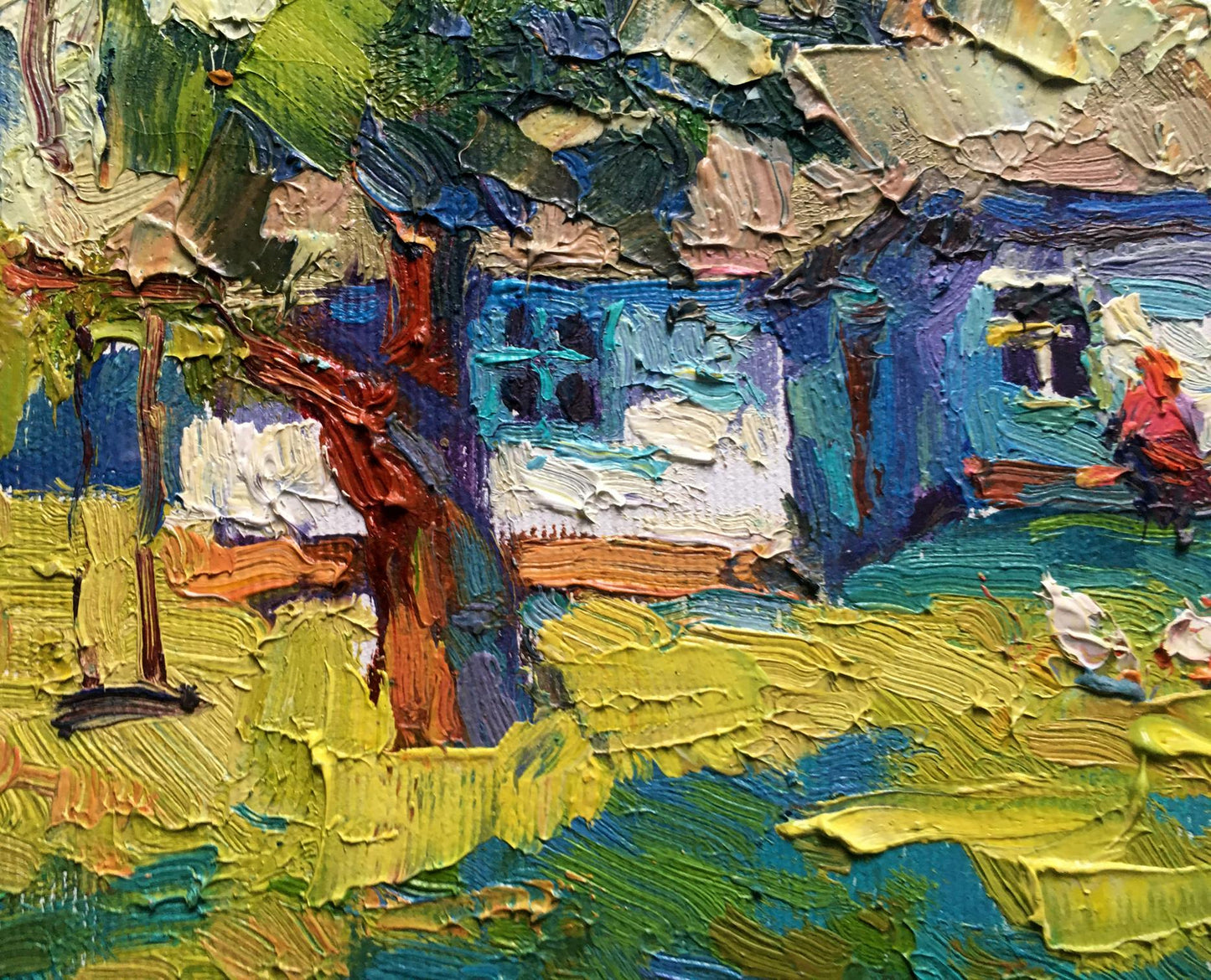 Village landscape Art 