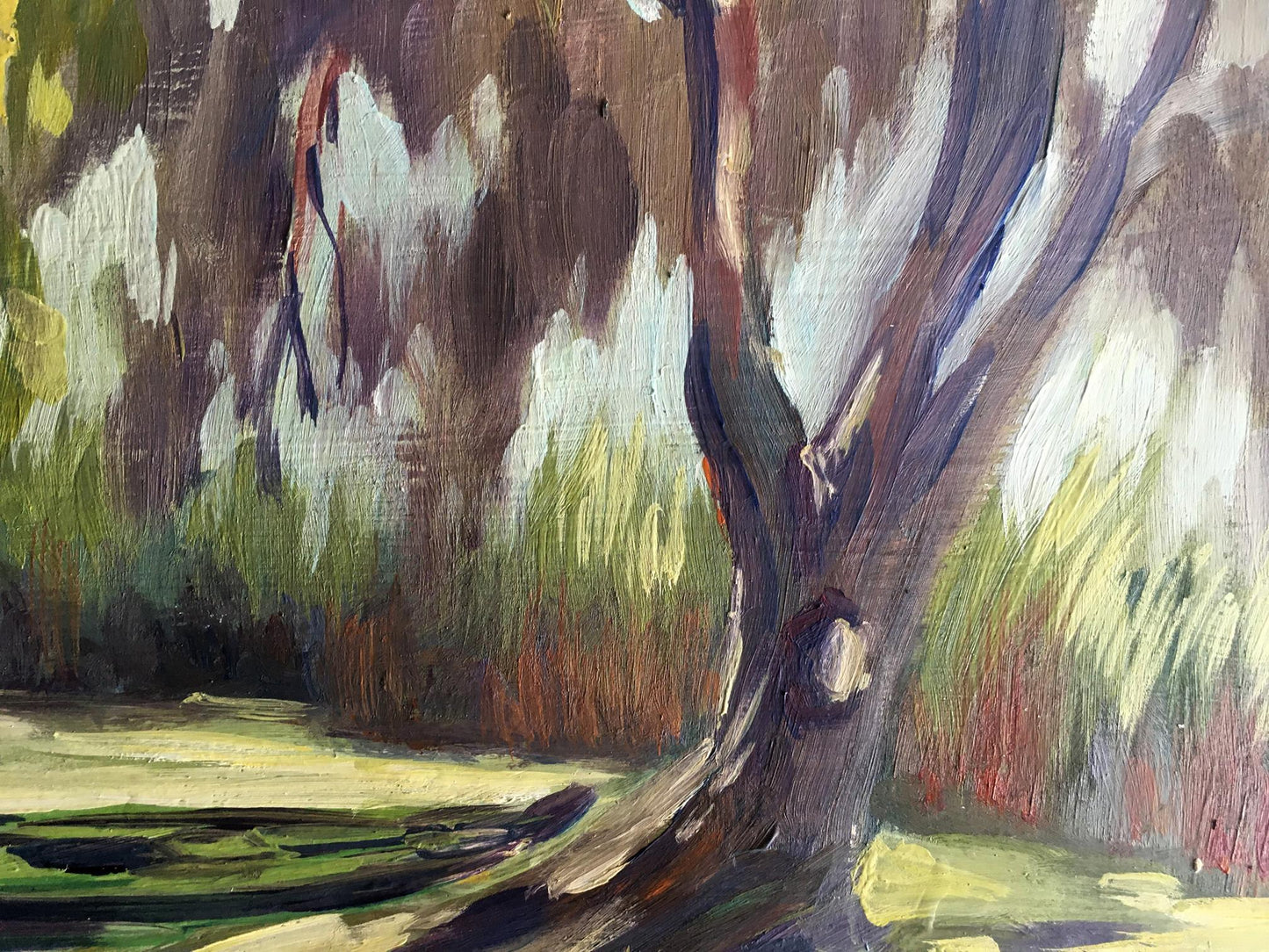 Oil painting Autumn forest Svetlana Gramm