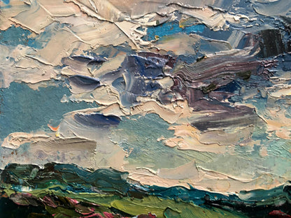 Oil painting Cloudy sky Alexander Nikolaevich Cherednichenko