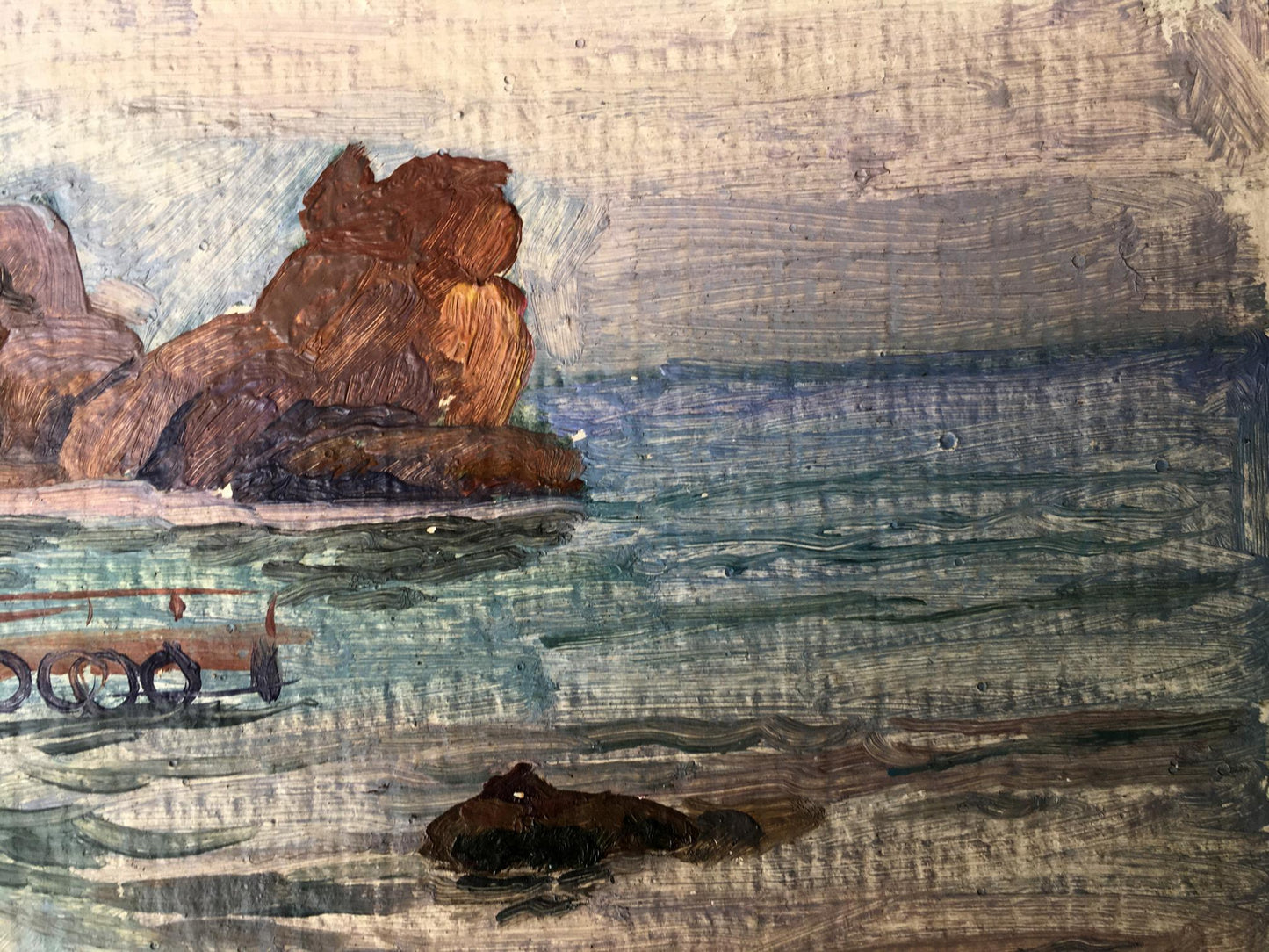 Oil painting Morning in Gurzuf Batrakov Vladimir Grigorievich