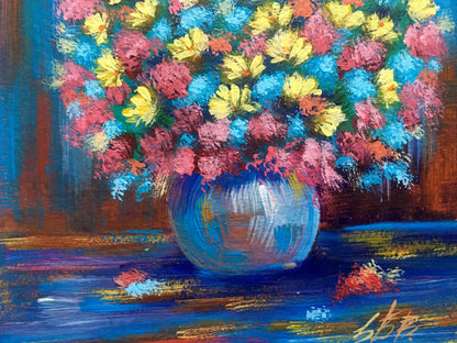 Oil painting Spring bouquet of flowers Zadorozhnya V. V.