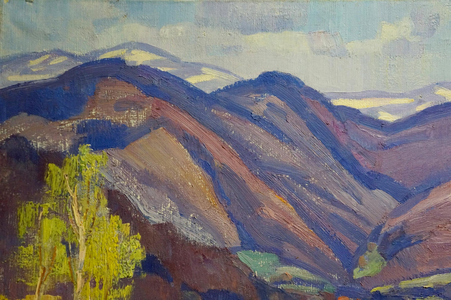 Oil painting Mountain landscape Gabda Vasily Georgievich