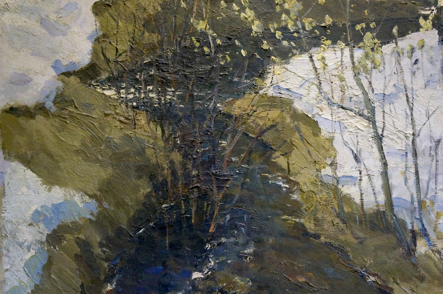 Oil painting The arrival of winter Gavrilov V. N.