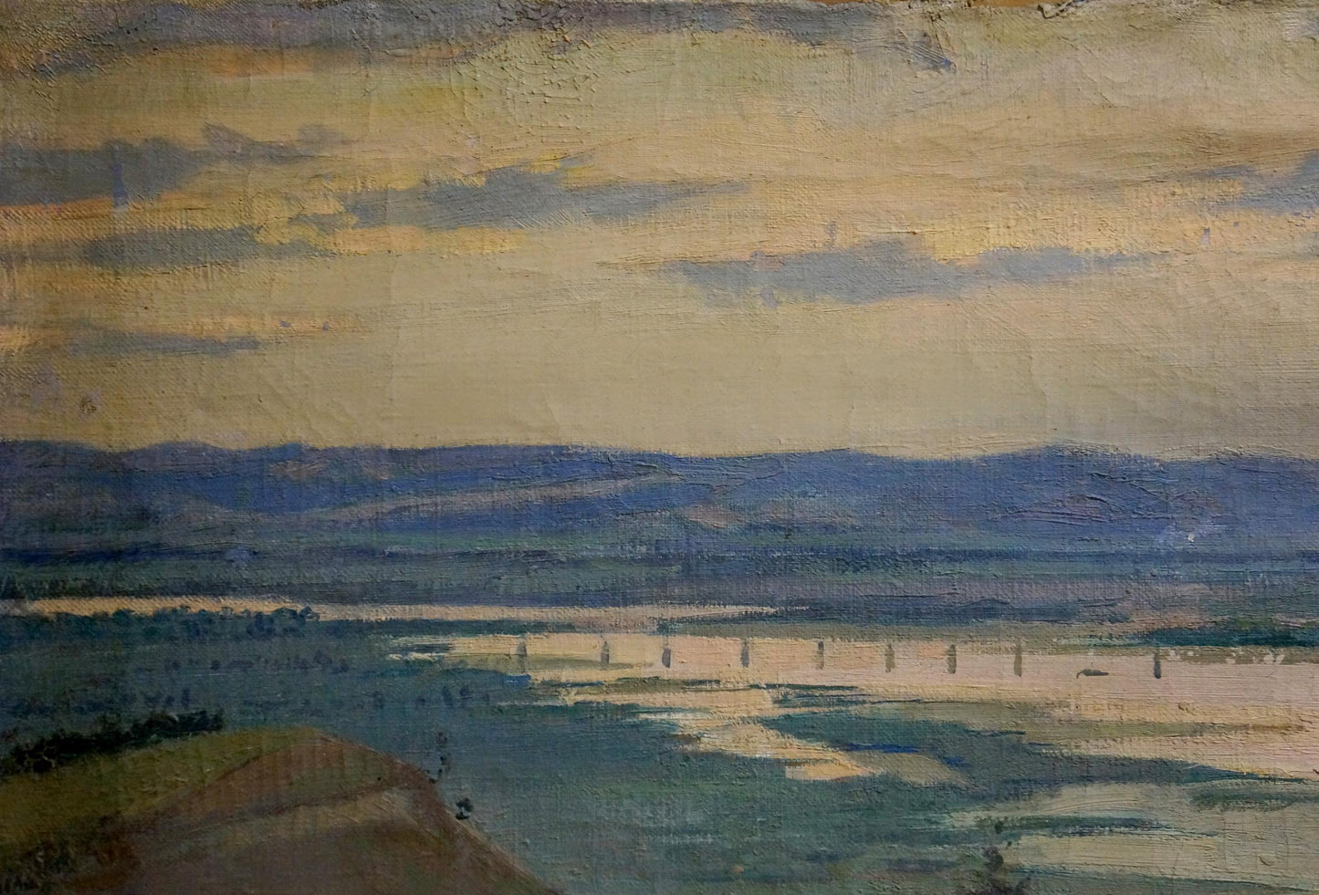 Oil painting Evening landscape Koshevoy Victor Ivanovich