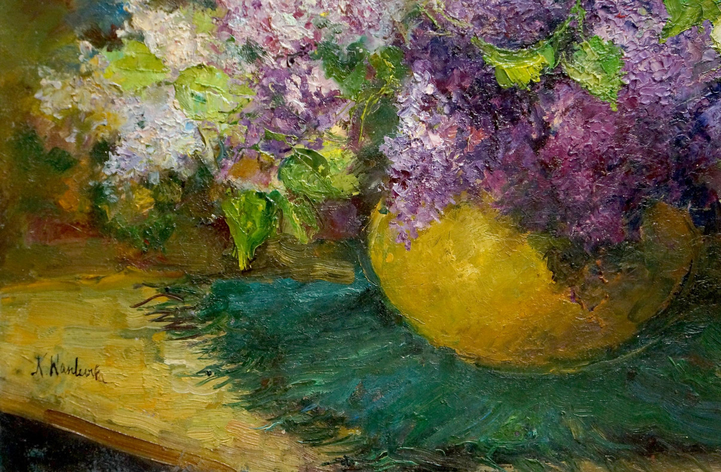 Oil painting Lilac K. Wasilewska