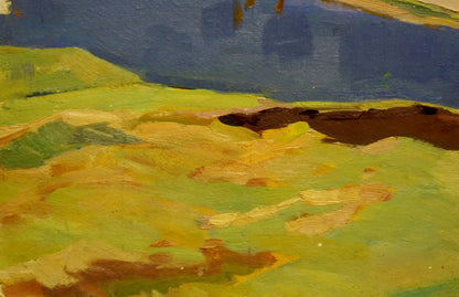 Oil painting Forest landscape Scriabin Petr Dmitrievich