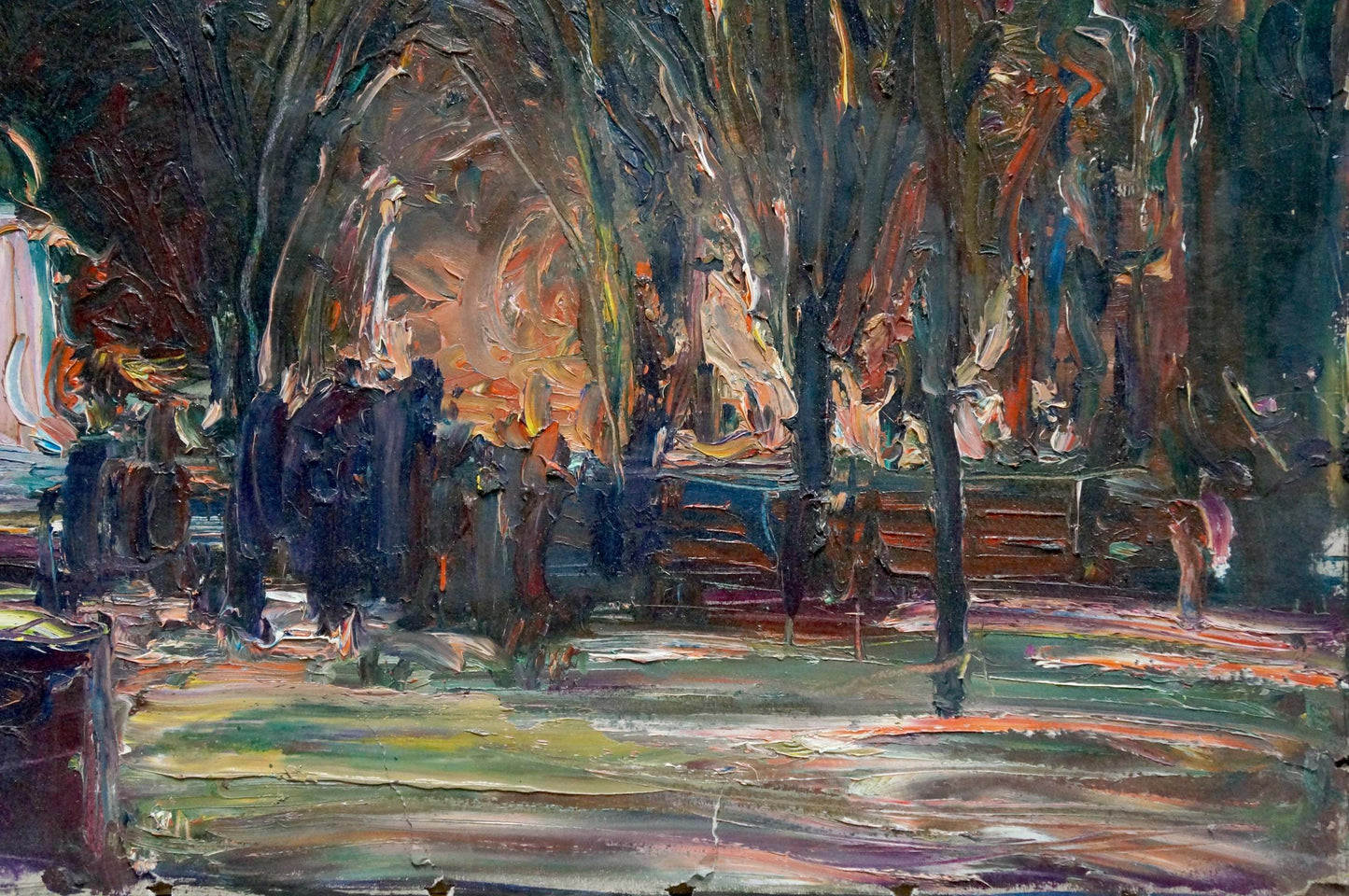 Oil painting Night landscape Klimenko Alexander Ivanovich