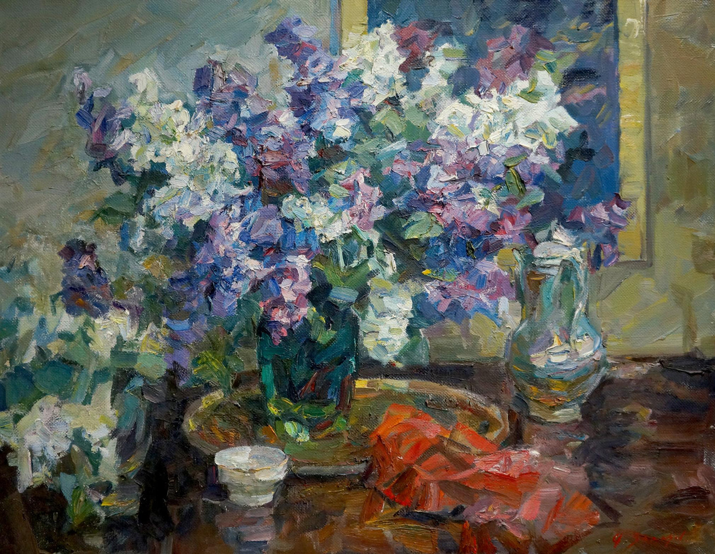 Oil painting Lilac Zakharov Fedor Zakharovich