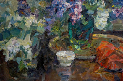 Oil painting Lilac Zakharov Fedor Zakharovich