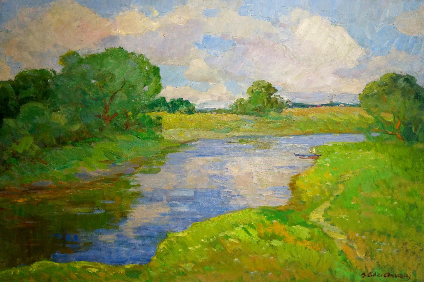 Oil painting Landscape Sevastyanov Victor Grigorievich