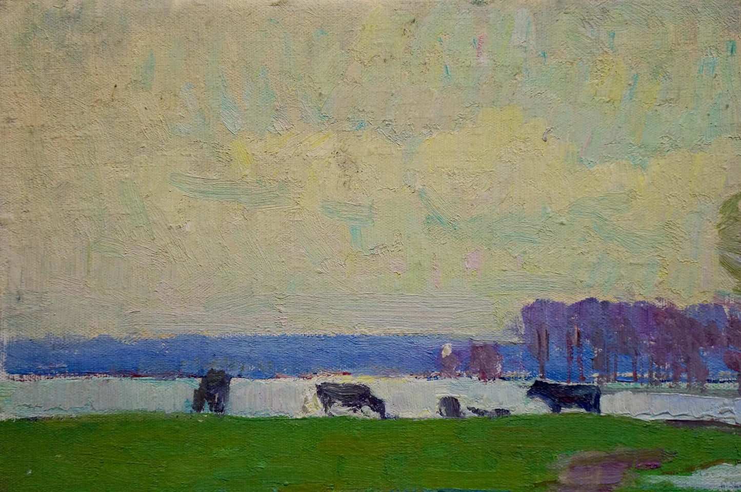 Oil painting After the rain Shepetovsky Vitaly Yakovlevich