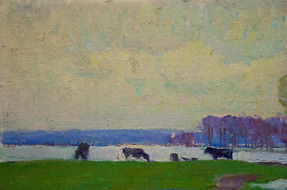 Oil painting After the rain Shepetovsky Vitaly Yakovlevich
