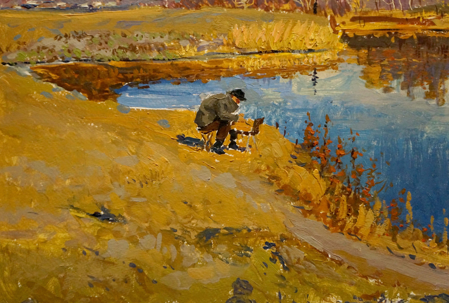Oil painting Autumn landscape Pavlyuchenko Vladimir