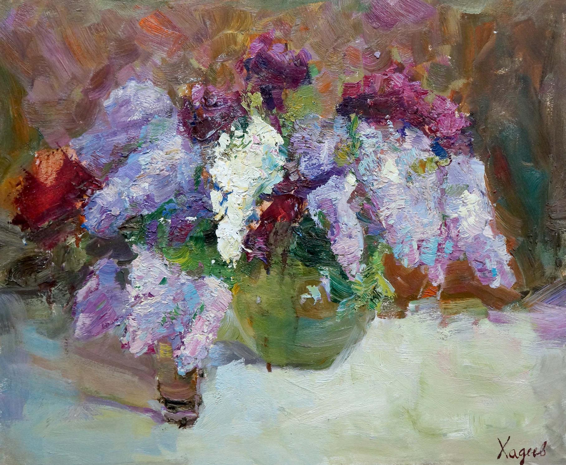 Oil painting Flowers Hadeev Valery Alexandrovich