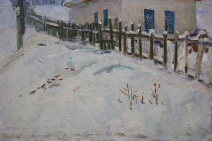 Oil painting Winter Prished'ko Grigoriy Dmitriyevich