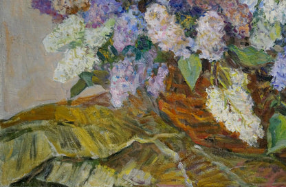 Oil painting Flowers Volkovinskaya Zinaida Vladimirovna