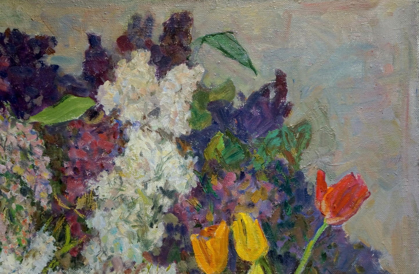 Oil painting Flowers Volkovinskaya Zinaida Vladimirovna