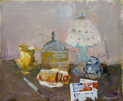 Oil painting Still life Hadeev Valery Alexandrovich