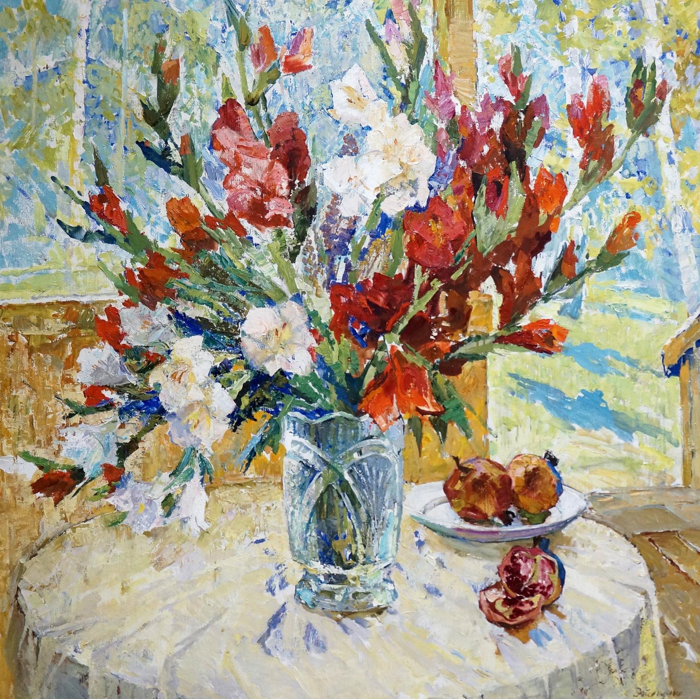 Oil painting Flowers Mishchenko Alexey Mikhailovich