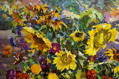 Oil painting Sunflowers Shapovalov Sergey Gavrilovich