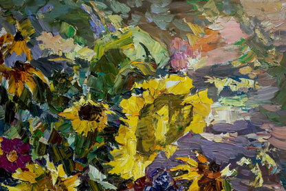 Oil painting Sunflowers Shapovalov Sergey Gavrilovich