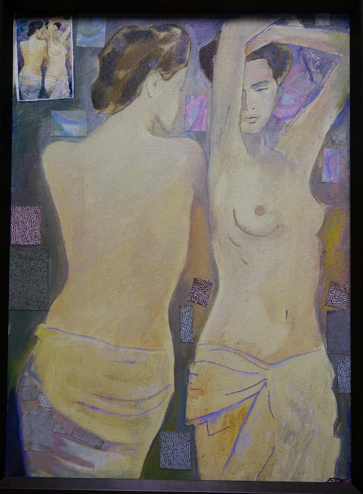 Painting Portrait of naked girls Belyak P. V.