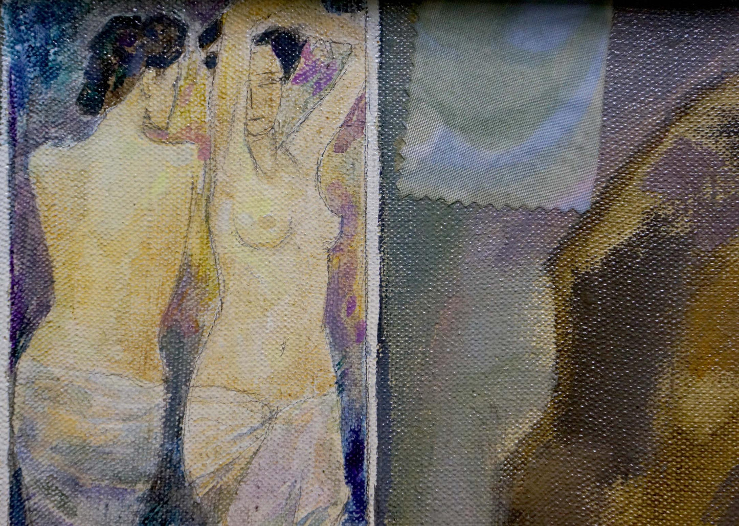 Painting Portrait of naked girls Belyak P. V.