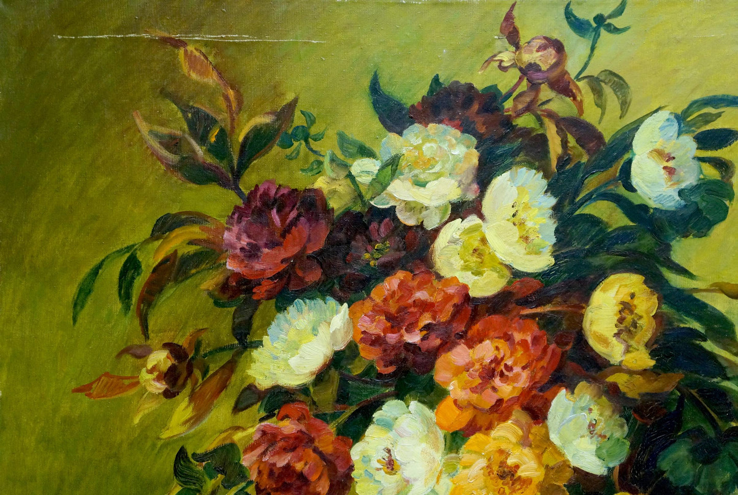 Oil painting Flowers Zorya Galina Denisovna