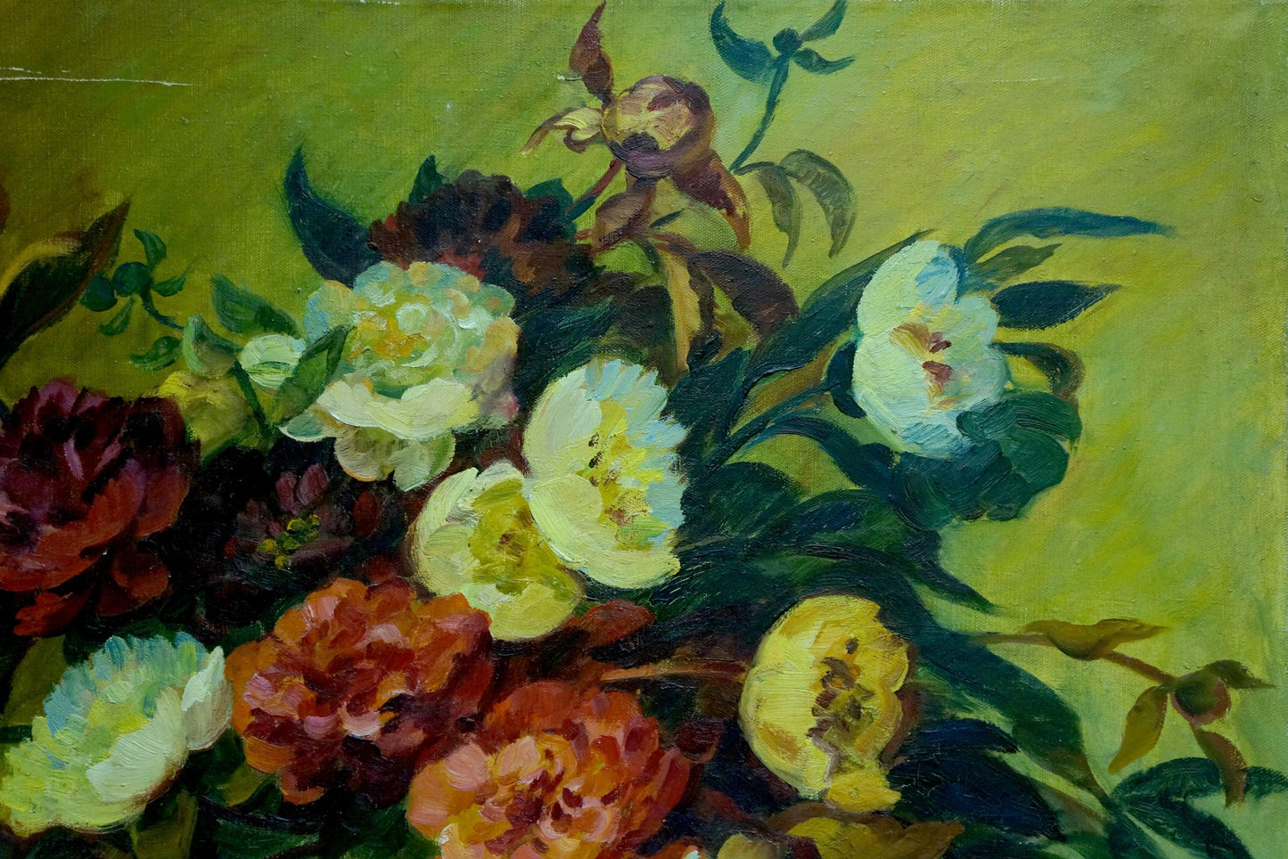 Oil painting Flowers Zorya Galina Denisovna