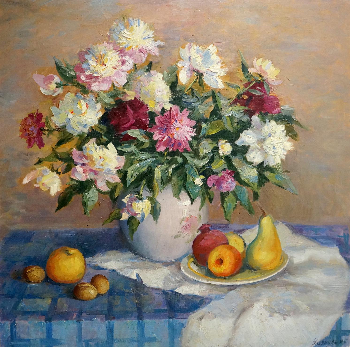 Oil painting Still life Ulyanova N. B.