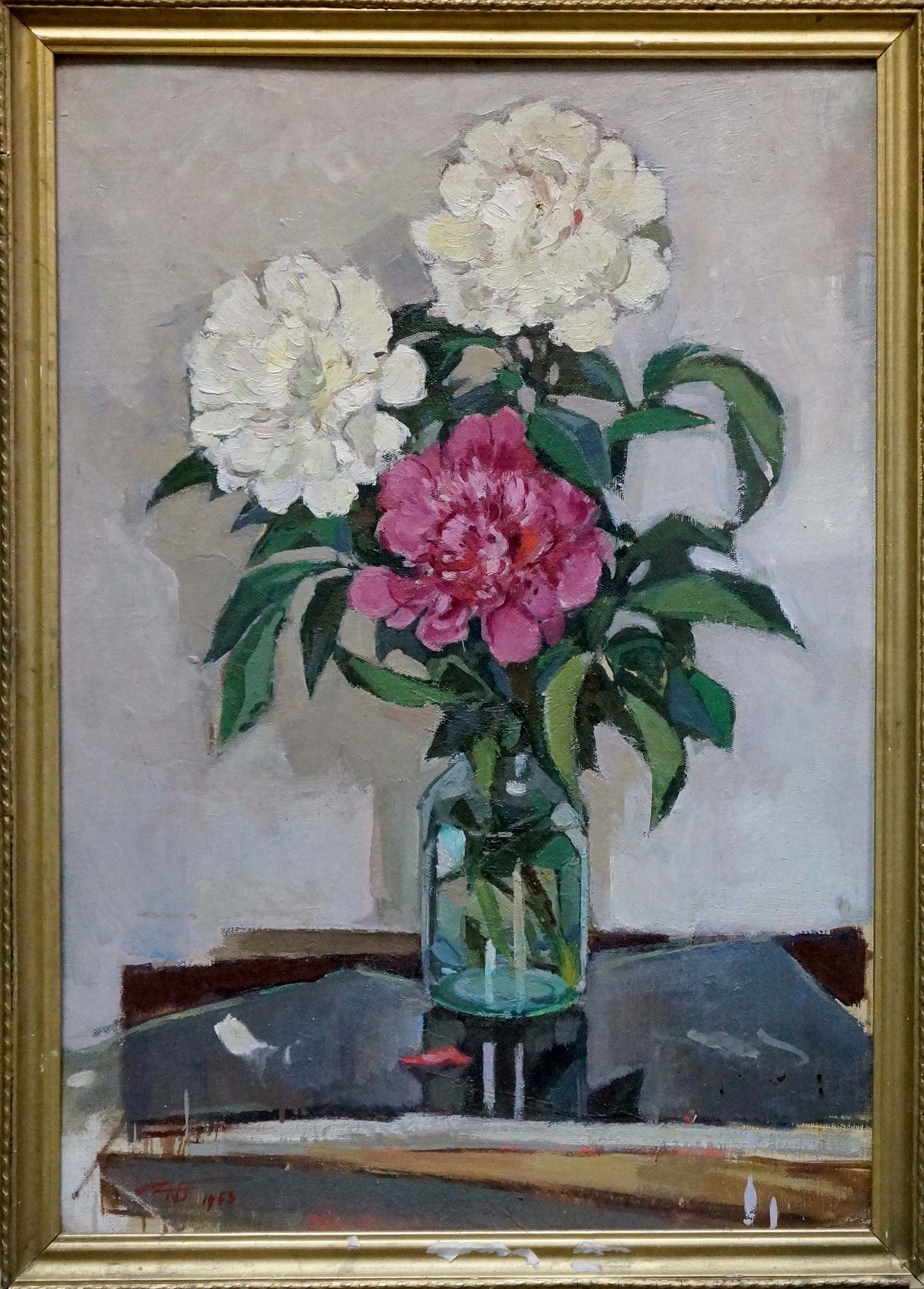 Oil painting Bouquet of flowers Buryachok Nikolay Ivanovich