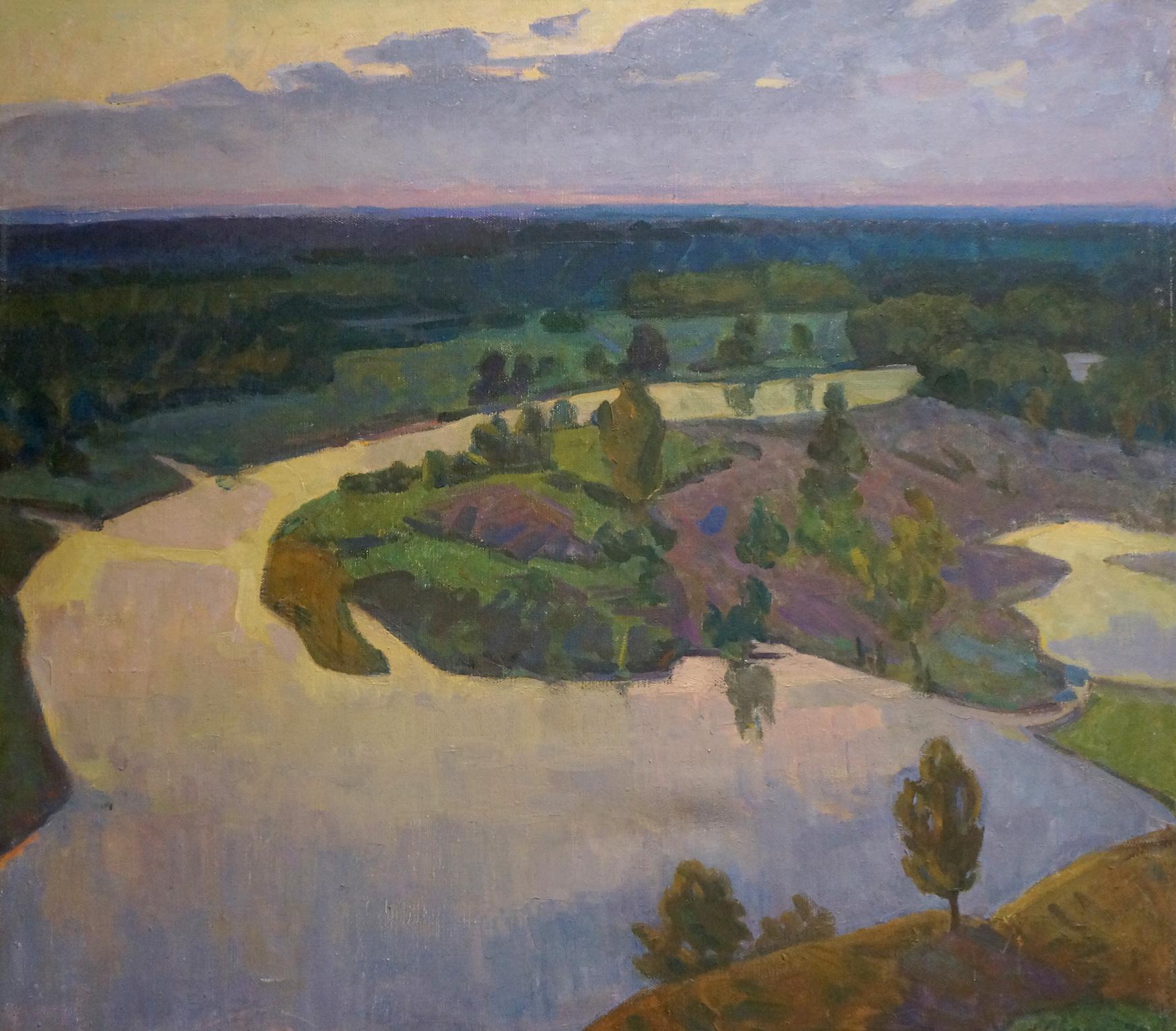 Oil painting Landscape Ovsyannikova Evgenia Ivanovna