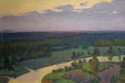 Oil painting Landscape Ovsyannikova Evgenia Ivanovna