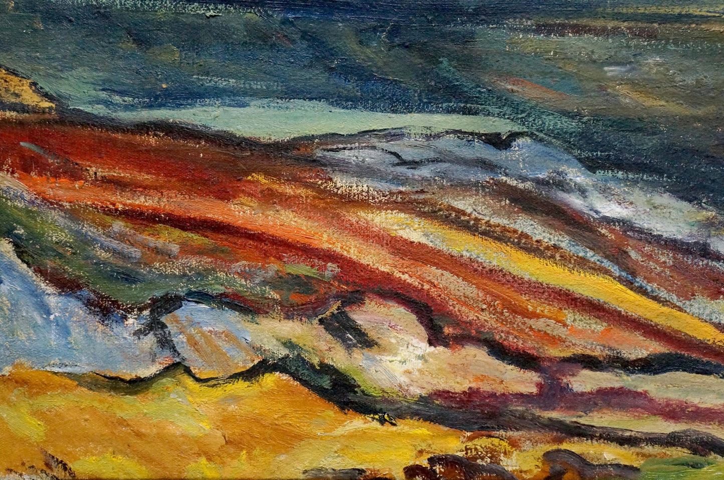 Oil painting Mountain landscape Glyuk Gavriil Martynovich