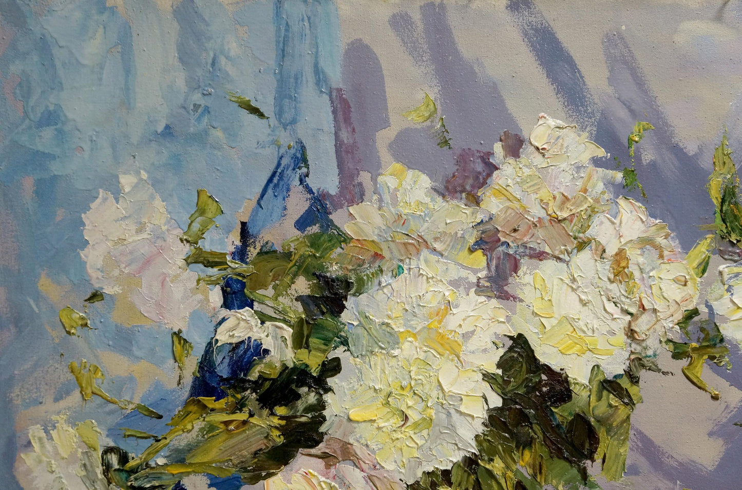 Oil painting White peonies Shapovalov Sergey Gavrilovich