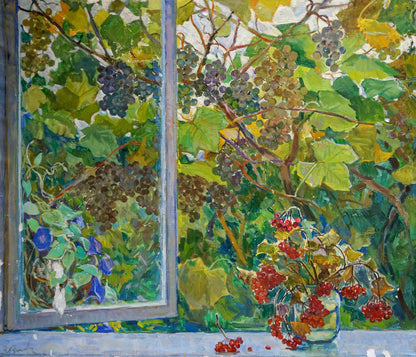 Oil painting Autumn Volkovinskaya Zinaida Vladimirovna