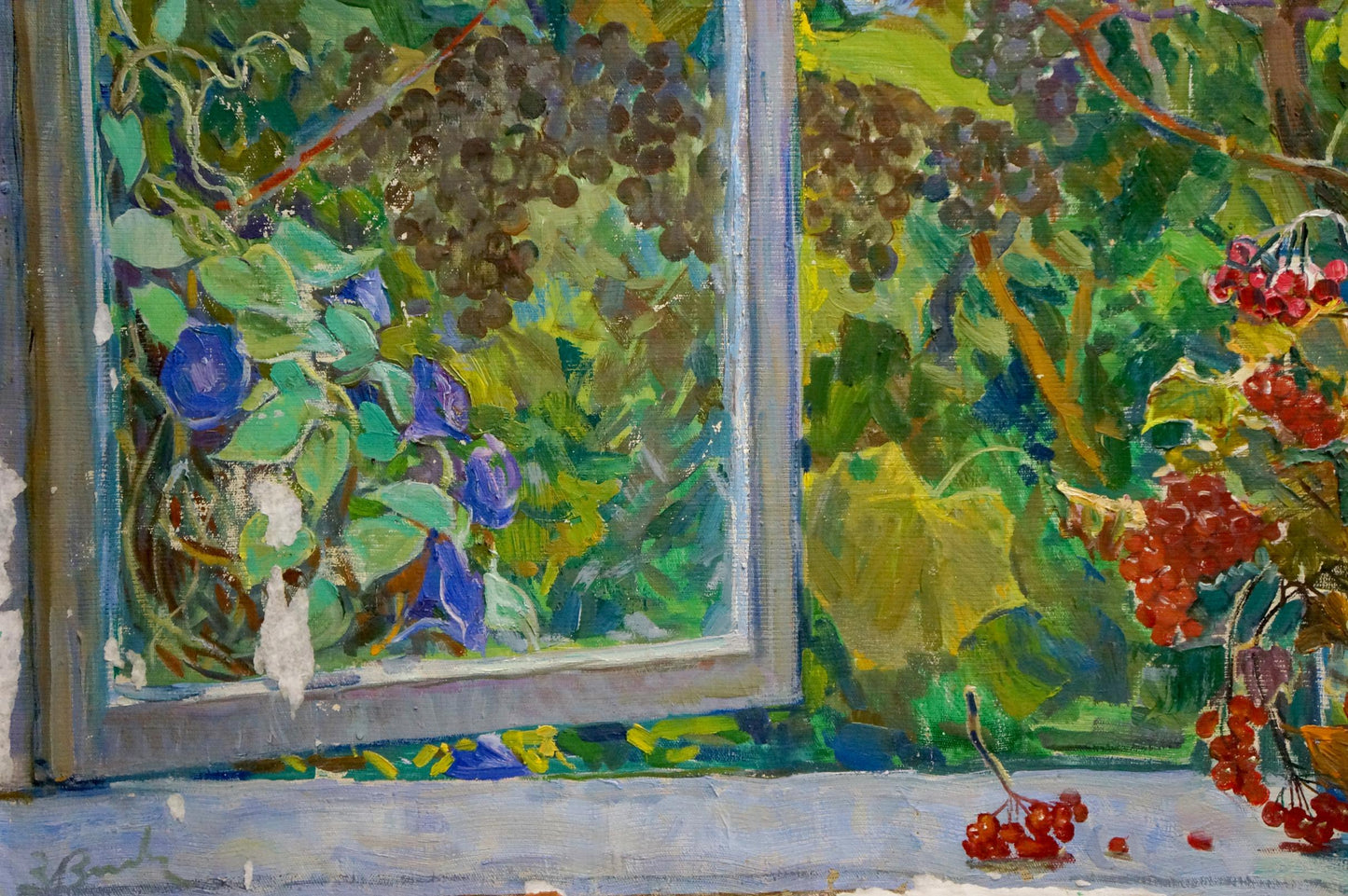 Oil painting Autumn Volkovinskaya Zinaida Vladimirovna