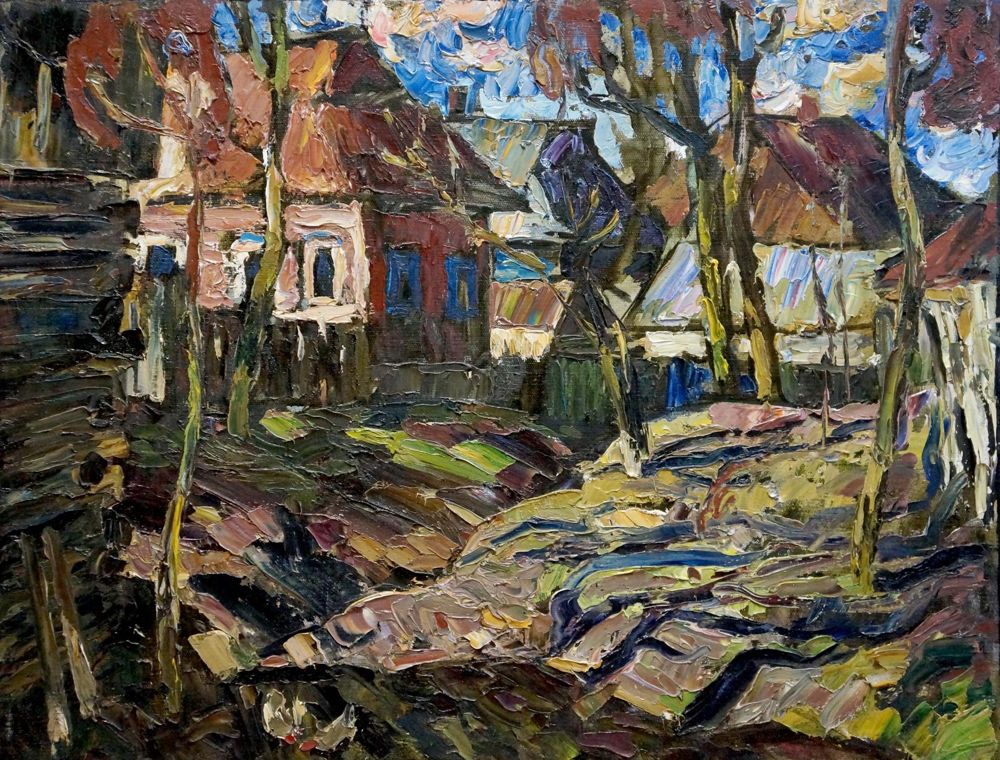 Oil painting In Sednev Kiyansky Yuri Mikhailovich