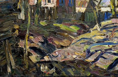 The oil painting portrays Sednev by Yuri Mikhailovich Kiyansky